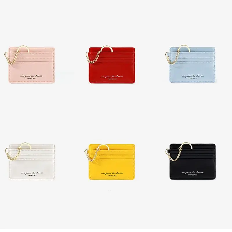 Women Slim PU Leather Credit Card Holder 2020 Fashion Small Key Ring Case Pocket Wallet Organizer Mini Purse
Women Slim PU Leather Credit Card Holder 2020 Fashion Small Key Ring Case Pocket Wallet Organizer Mini Purse
