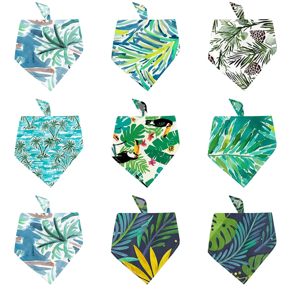 NEW 2021 Pet Dog Bandana Collar Neckerchief Triangle Coconut tree Printed Neck Scarf Saliva Towel Pet Accessories
NEW 2021 Pet Dog Bandana Collar Neckerchief Triangle Coconut tree Printed Neck Scarf Saliva Towel Pet Accessories