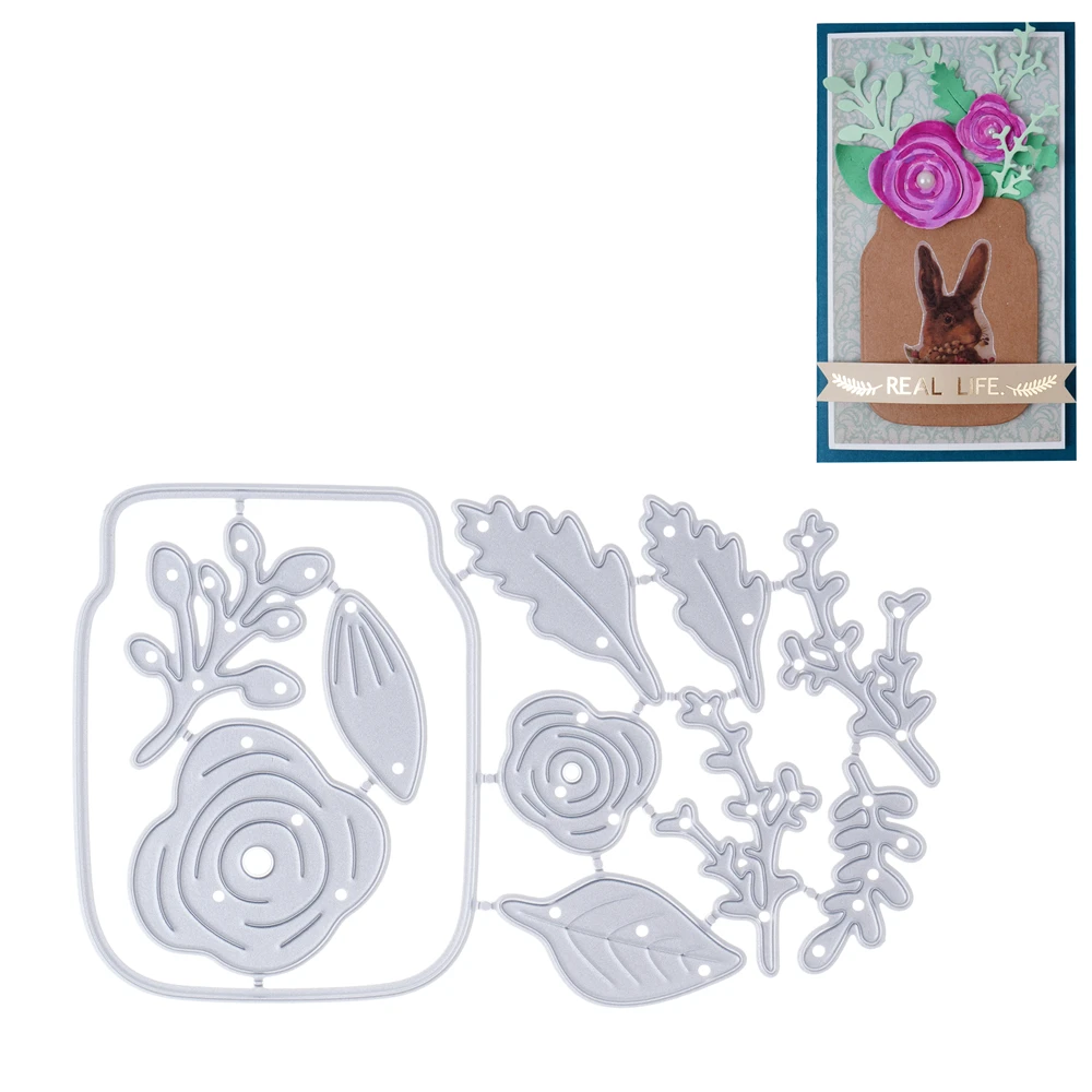 InLoveArts 2021 New Flower Vase Metal Cutting Dies Rose Leaves Stencil For DIY Crafts Making Greeting Card Paper Scrapbooking
InLoveArts 2021 New Flower Vase Metal Cutting Dies Rose Leaves Stencil For DIY Crafts Making Greeting Card Paper Scrapbooking