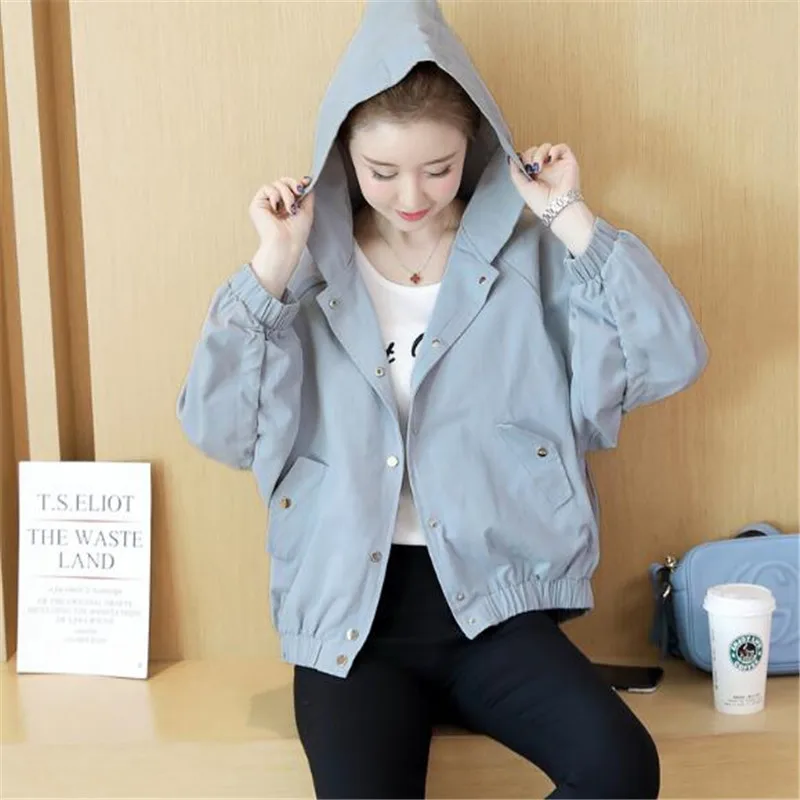 Short coat female 2020 spring and autumn new Korean loose and wild student jacket women large size casual hooded clothing A1741
Short coat female 2020 spring and autumn new Korean loose and wild student jacket women large size casual hooded clothing A1741