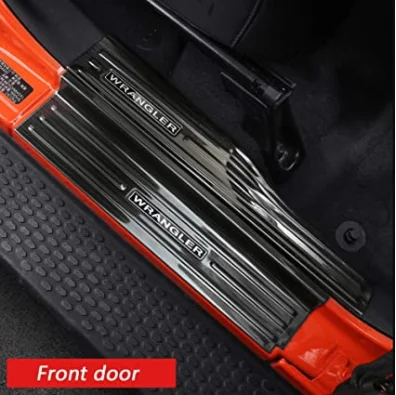 For Jeep Wrangler JL Four Door Accessories 2018-2020 Inner Outer Door Sill Protector Door Sill Guard Cover Trim 8pcs (Black)
For Jeep Wrangler JL Four Door Accessories 2018-2020 Inner Outer Door Sill Protector Door Sill Guard Cover Trim 8pcs (Black)