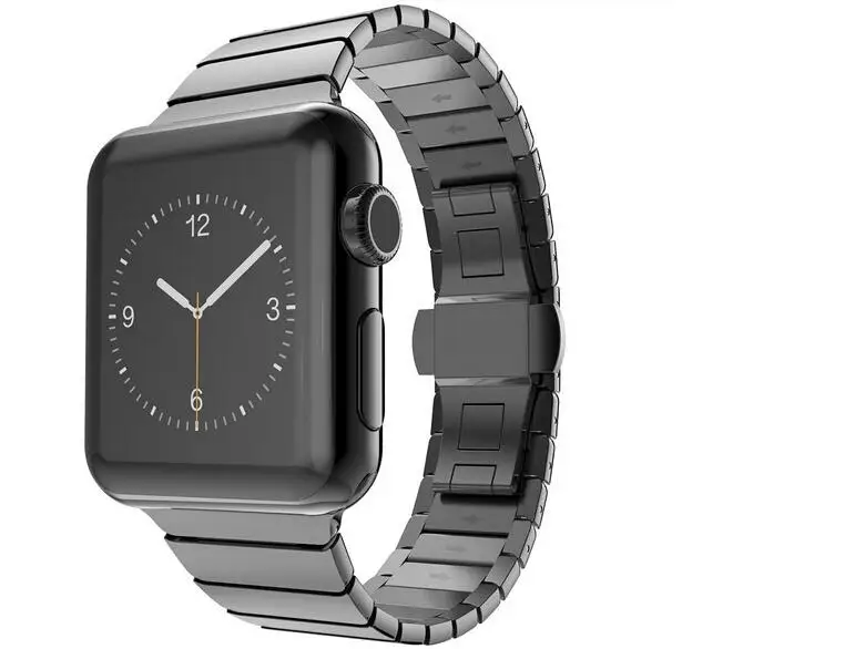316L металлическая бабочка с пряжкой ремешок для наручных часов Apple watch SE полоса 40/44