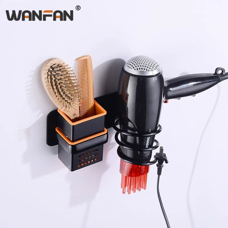 Hair Dryer Holder With Cup Households Rack Hair Dryer Shelf Aluminum Wall Mount Bathroom Accessories Hairdryer Holder A08-604
Hair Dryer Holder With Cup Households Rack Hair Dryer Shelf Aluminum Wall Mount Bathroom Accessories Hairdryer Holder A08-604