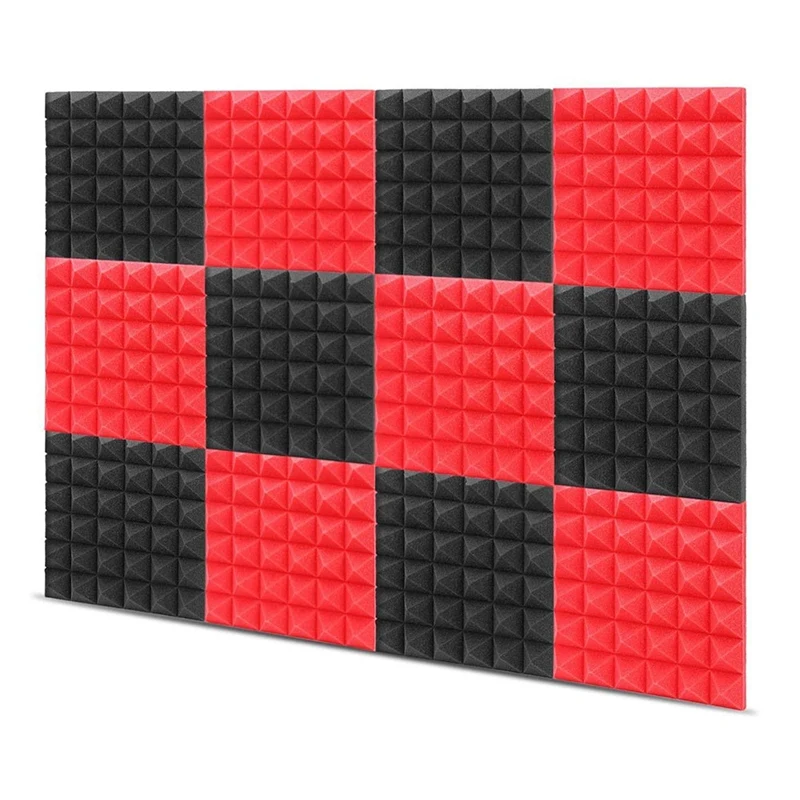 12 Pcs Acoustic Foam Board,Studio Foam Pyramid Brick Sound Absorption and Shock Absorption Foam Treatment Wall Panel
12 Pcs Acoustic Foam Board,Studio Foam Pyramid Brick Sound Absorption and Shock Absorption Foam Treatment Wall Panel