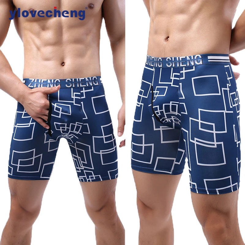 New large size printed men's underwear Ultra-thin breathable quick-drying lengthened men boxer Sports boxer pants
New large size printed men's underwear Ultra-thin breathable quick-drying lengthened men boxer Sports boxer pants