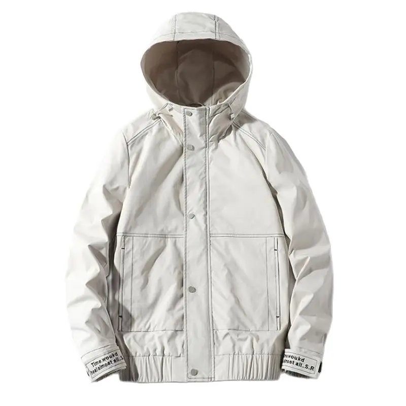 High Quality Spring Autumn Men Jacket Coat Casual Fashion Simple Loose Leisure Stylish Solid Color Hooded Smooth Male Youth Top
High Quality Spring Autumn Men Jacket Coat Casual Fashion Simple Loose Leisure Stylish Solid Color Hooded Smooth Male Youth Top