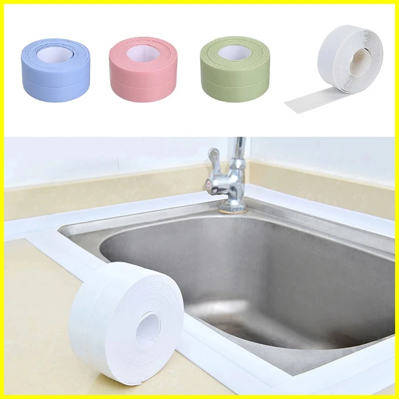 3.2M Caulk Strip Shower Sink Bathtub Caulking Sealing Strip Tape Kitchen Bathroom Self Adhesive Waterproof Caulk Strips Stickers
3.2M Caulk Strip Shower Sink Bathtub Caulking Sealing Strip Tape Kitchen Bathroom Self Adhesive Waterproof Caulk Strips Stickers