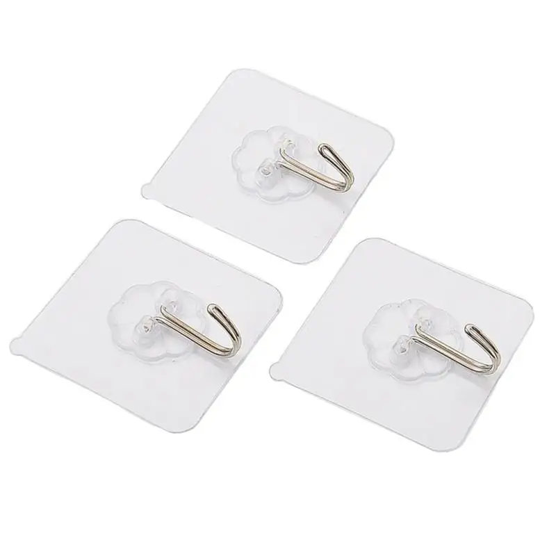 1Pcs Wall Hooks Waterproof Oilproof Self Adhesive Transparent Reusable Seamless Hanging Hook For Kitchen Bathroom Office
1Pcs Wall Hooks Waterproof Oilproof Self Adhesive Transparent Reusable Seamless Hanging Hook For Kitchen Bathroom Office