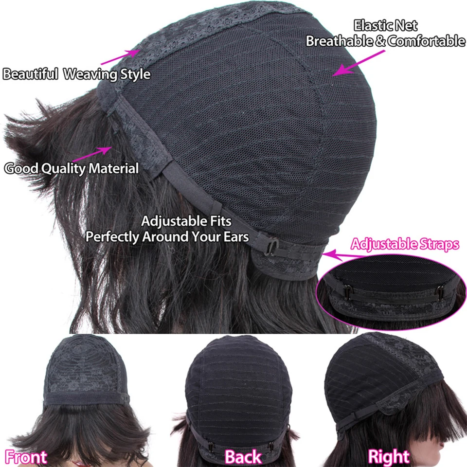 Short Straight Bob Wig Cheap Human Hair Wigs For Black Women Full Machine Wigs Highlight Natural Color With Grey Human Hair Wig
Short Straight Bob Wig Cheap Human Hair Wigs For Black Women Full Machine Wigs Highlight Natural Color With Grey Human Hair Wig