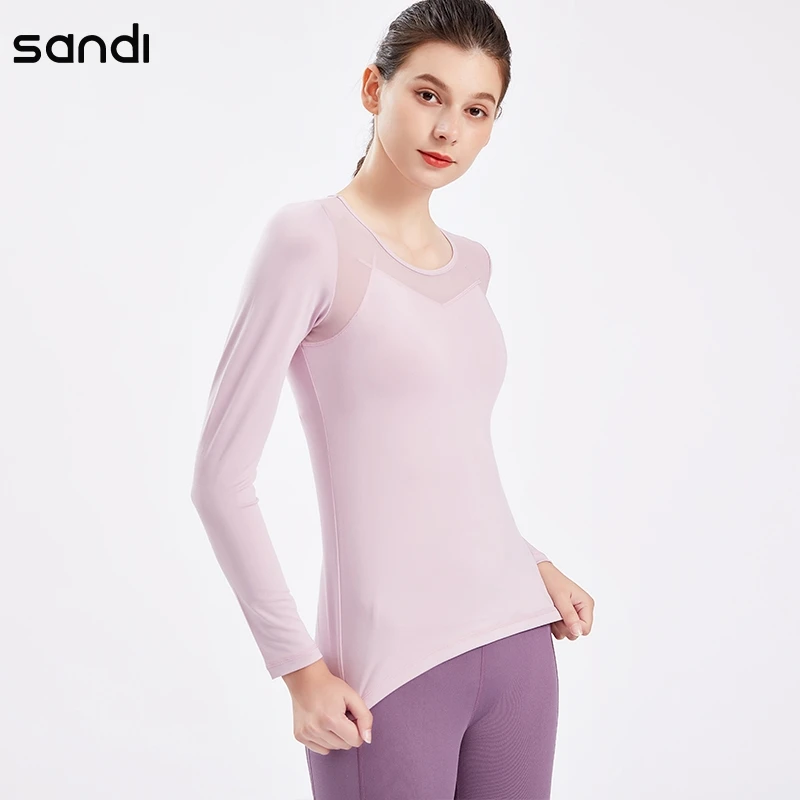 SAN DI Long Sleeve Yoga Shirts Sport Top Fitness Yoga Top Gym Top Sports Wear for Women Gym Femme Jersey Mujer Running T Shirt
SAN DI Long Sleeve Yoga Shirts Sport Top Fitness Yoga Top Gym Top Sports Wear for Women Gym Femme Jersey Mujer Running T Shirt