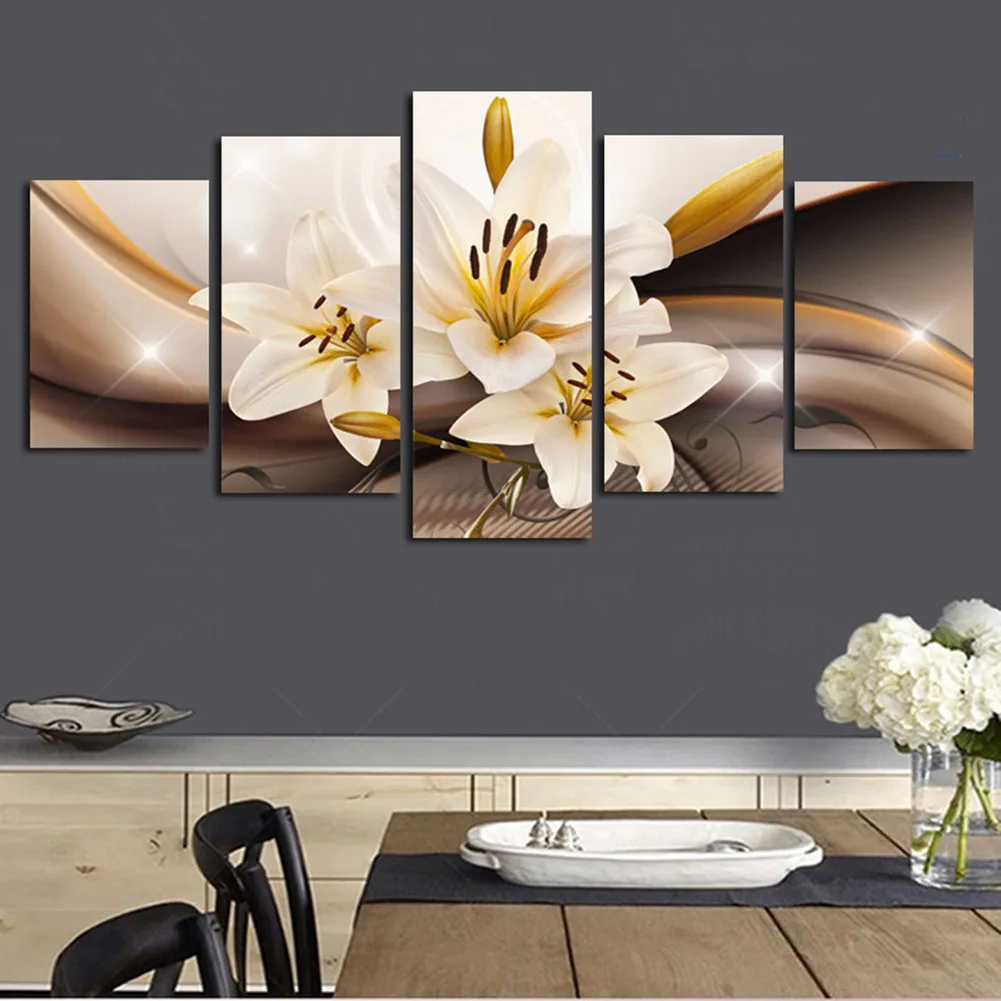 5PCS Flower Art Print Frameless Canvas Nterior Paintings Modern Wall Art Picture Poster Marvel Home Living Room Decor New Year
5PCS Flower Art Print Frameless Canvas Nterior Paintings Modern Wall Art Picture Poster Marvel Home Living Room Decor New Year