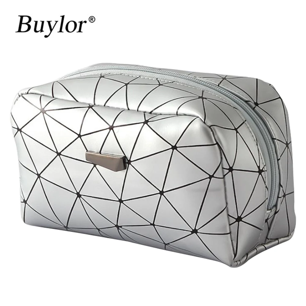 Buylor Women Cosmetic Bag Multifunctional Geometric Waterproof Cosmetic Bag Travel Portable Toiletries Storage Box Cosmetic Box
Buylor Women Cosmetic Bag Multifunctional Geometric Waterproof Cosmetic Bag Travel Portable Toiletries Storage Box Cosmetic Box