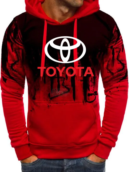 free shipping High-quality Hoodies toyota Car Logo Print Casual HipHop Gradient color Hooded Mens Fleece Sweatshirts Man
free shipping High-quality Hoodies toyota Car Logo Print Casual HipHop Gradient color Hooded Mens Fleece Sweatshirts Man