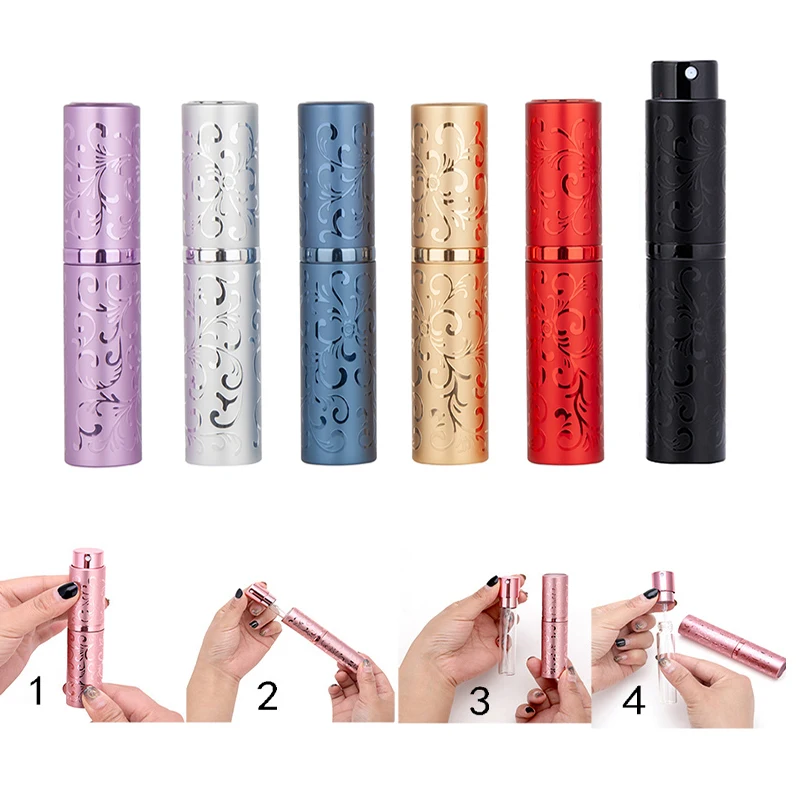 New 10ML Rattan Pattern Refillable Perfume Bottle Portable Rotary Aluminium Spray Atomizer Empty Spray Perfume Bottle Travel 
New 10ML Rattan Pattern Refillable Perfume Bottle Portable Rotary Aluminium Spray Atomizer Empty Spray Perfume Bottle Travel