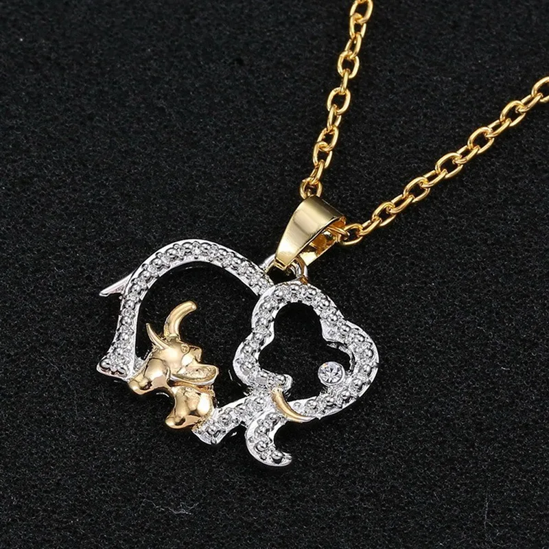 Korea Fashion Cute Animal Pendant Jewelry Two-color Elephant Women Necklace Mother Day Gift Collares Para Mujer
Korea Fashion Cute Animal Pendant Jewelry Two-color Elephant Women Necklace Mother Day Gift Collares Para Mujer