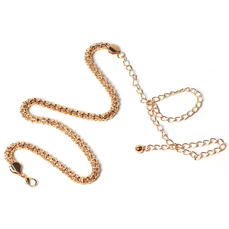 Metal Pendant Waist Chain Women Casual Elegant Pin Buckle Chain Female Corset Belt Tide 
Metal Pendant Waist Chain Women Casual Elegant Pin Buckle Chain Female Corset Belt Tide