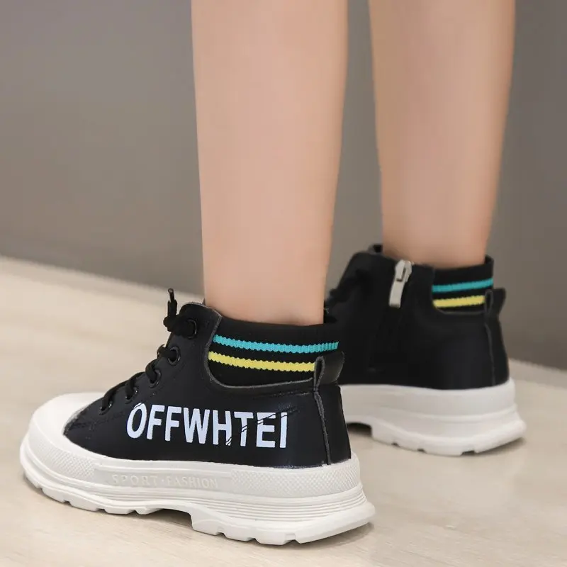 Fashion High Top Shoes Kids Soft Pu Leather Zip Boots Comfortable Girls Boys School Shoes Sneakers Toddler Girls Shoes Big Sizes
Fashion High Top Shoes Kids Soft Pu Leather Zip Boots Comfortable Girls Boys School Shoes Sneakers Toddler Girls Shoes Big Sizes