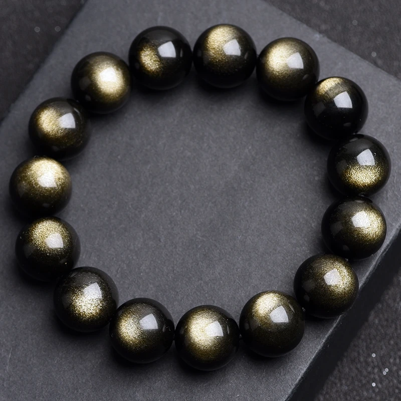 AAA Natural Golden Obsidian Bracelet Handmade For Women Men Increase Mobility Relieve Stress Jewelry Birthday Gift 6mm-12mm
AAA Natural Golden Obsidian Bracelet Handmade For Women Men Increase Mobility Relieve Stress Jewelry Birthday Gift 6mm-12mm