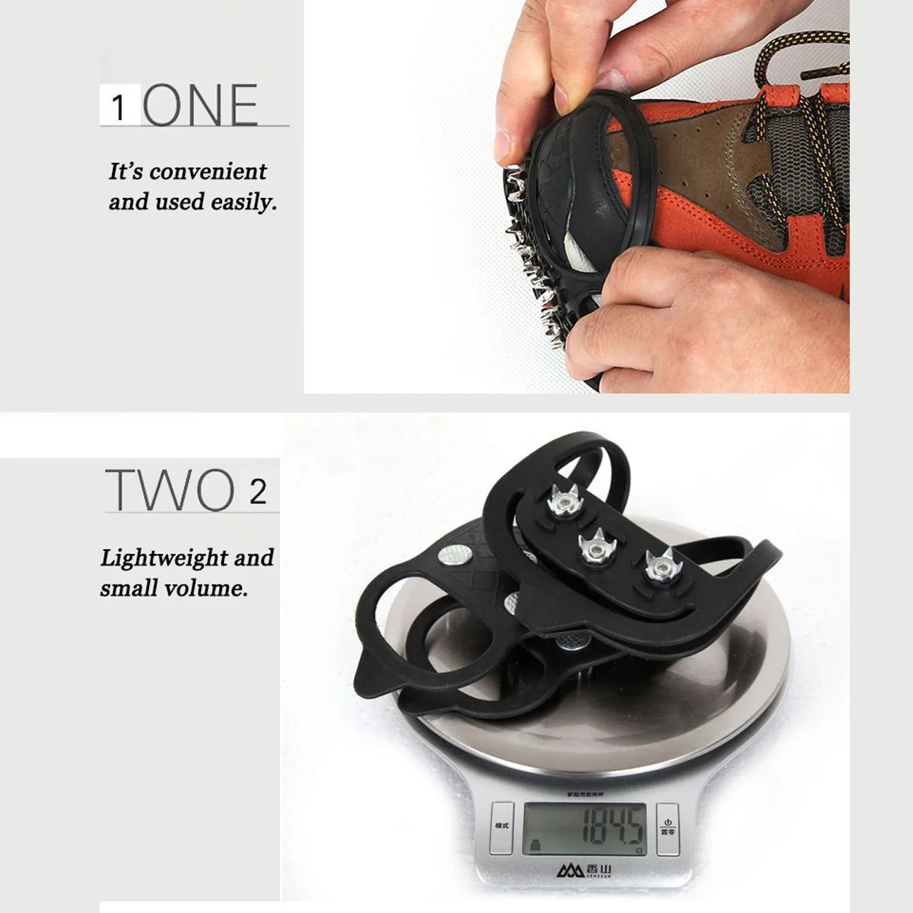 High Quality 8 Teeth Ice Snow Shoe Spiked Grips Cleat Crampons Climbing Shoe Cover New
High Quality 8 Teeth Ice Snow Shoe Spiked Grips Cleat Crampons Climbing Shoe Cover New