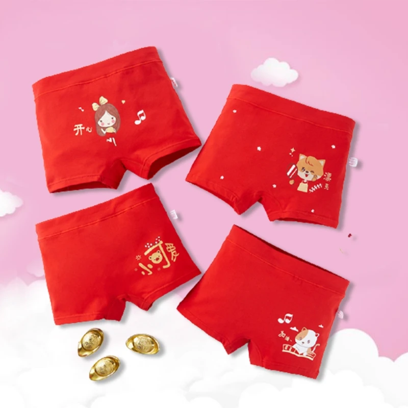 4Pcs Little Girls Kids Red Boyshort Panties Cartoon Animal Print Baby Underwear Toddler Cotton Seamless Boxer Briefs
4Pcs Little Girls Kids Red Boyshort Panties Cartoon Animal Print Baby Underwear Toddler Cotton Seamless Boxer Briefs