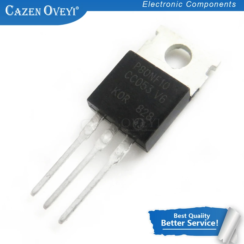 10 шт./лот STP80NF10FP P80NF10FP TO-220F в наличии 
10 шт./лот STP80NF10FP P80NF10FP TO-220F в наличии