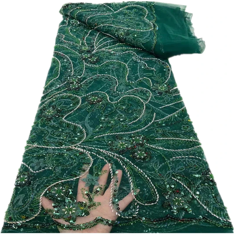Latest African Laces 2021 High Quality Tulle Lace Fabric Net with Sequin and beads Embroidery Nigeria Lace for Wedding RF-310
Latest African Laces 2021 High Quality Tulle Lace Fabric Net with Sequin and beads Embroidery Nigeria Lace for Wedding RF-310