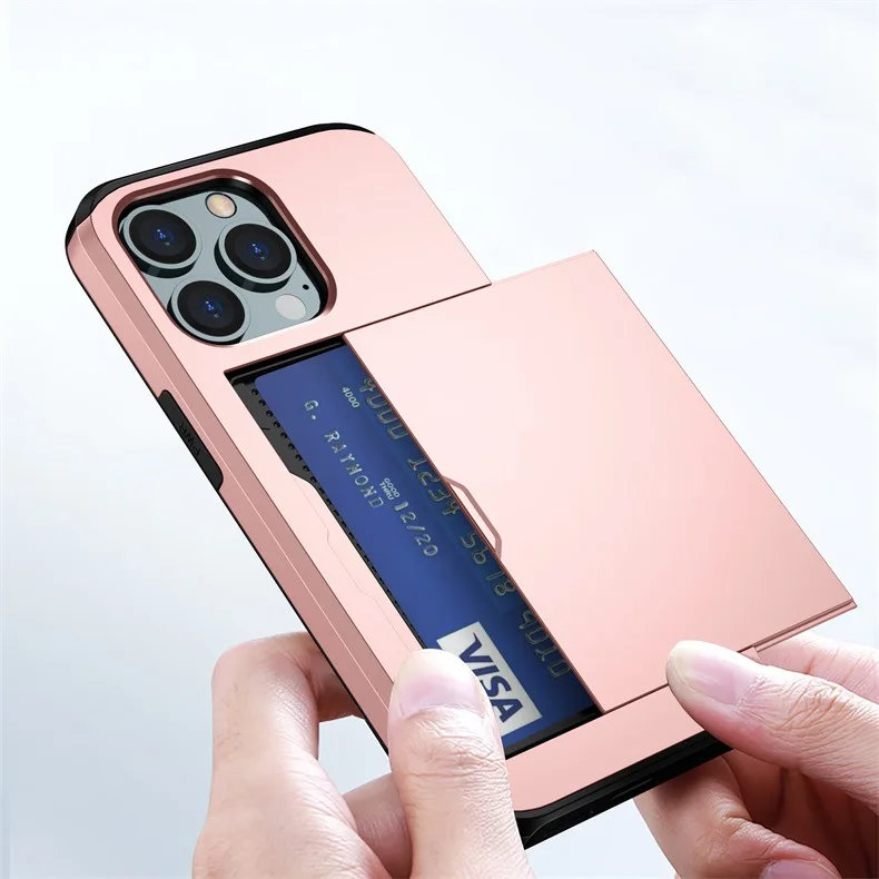 Suitable for iphone13 mobile phone shell Apple 12 sliding cover card two-in-one anti-fall wallet protective cover
Suitable for iphone13 mobile phone shell Apple 12 sliding cover card two-in-one anti-fall wallet protective cover