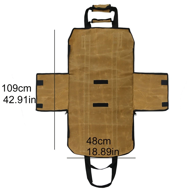 Large Capacity Canvas Firewood Carrier Tote Bag Camping Carry Bag Log Carrier Tote Bag for BBQ Picnic Storage Bag 
Large Capacity Canvas Firewood Carrier Tote Bag Camping Carry Bag Log Carrier Tote Bag for BBQ Picnic Storage Bag