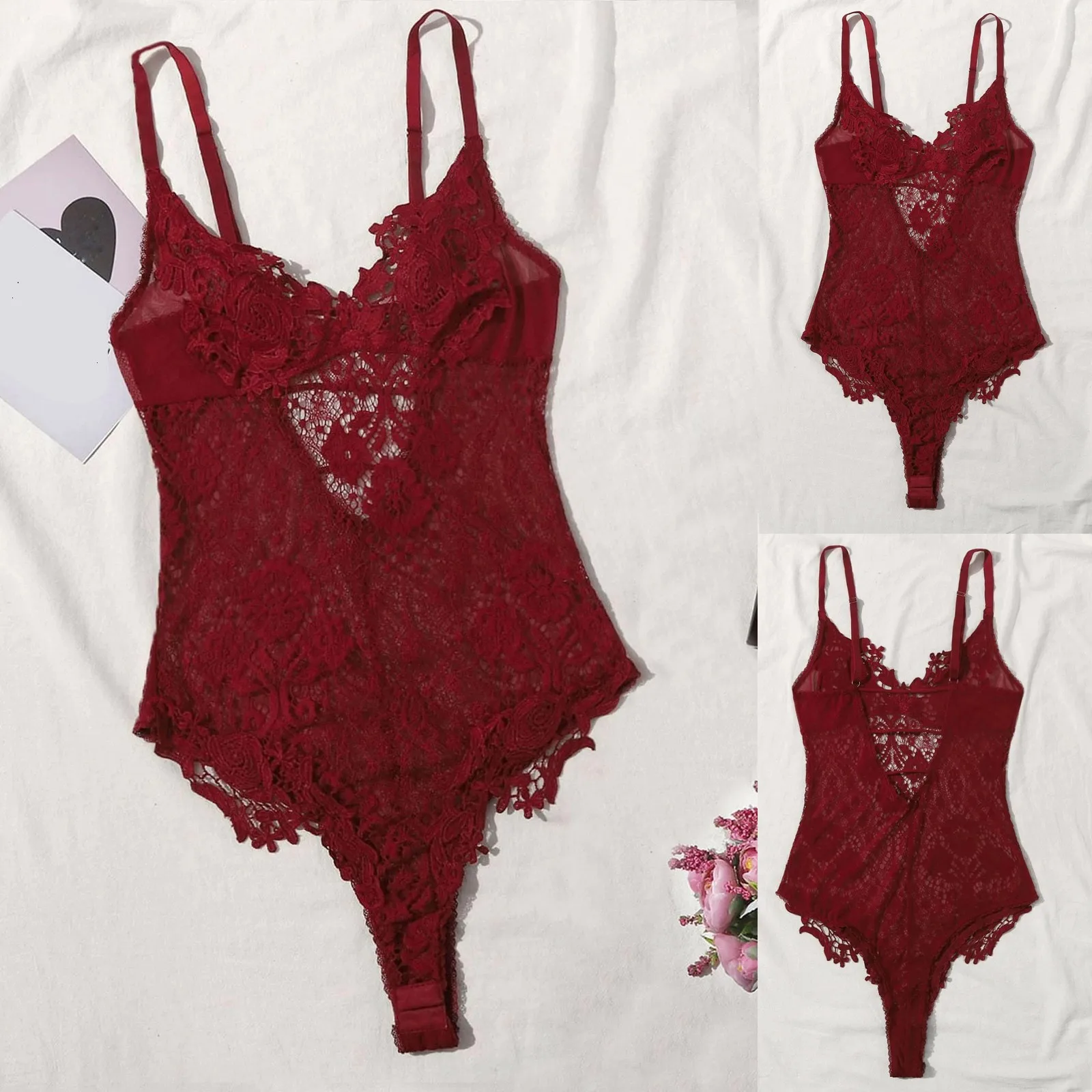 Sexy Bra Brief Sets Women Lace Lingerie Underwear Teddy Bodysuit Jumpsuit Sleepwear Embroidery Conjuntos De Mujer Bras Set
Sexy Bra Brief Sets Women Lace Lingerie Underwear Teddy Bodysuit Jumpsuit Sleepwear Embroidery Conjuntos De Mujer Bras Set
