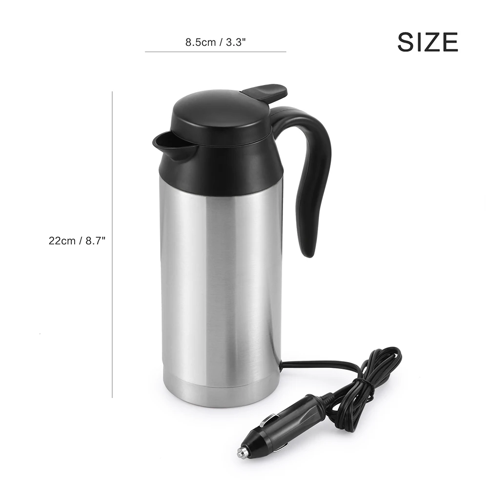Vingtank Thermos Heating Cup Kettle 1Pieces 12V 750ML Stainless Steel Car Auto Adapter Heated Travel Mug Car Coffee Cup
Vingtank Thermos Heating Cup Kettle 1Pieces 12V 750ML Stainless Steel Car Auto Adapter Heated Travel Mug Car Coffee Cup