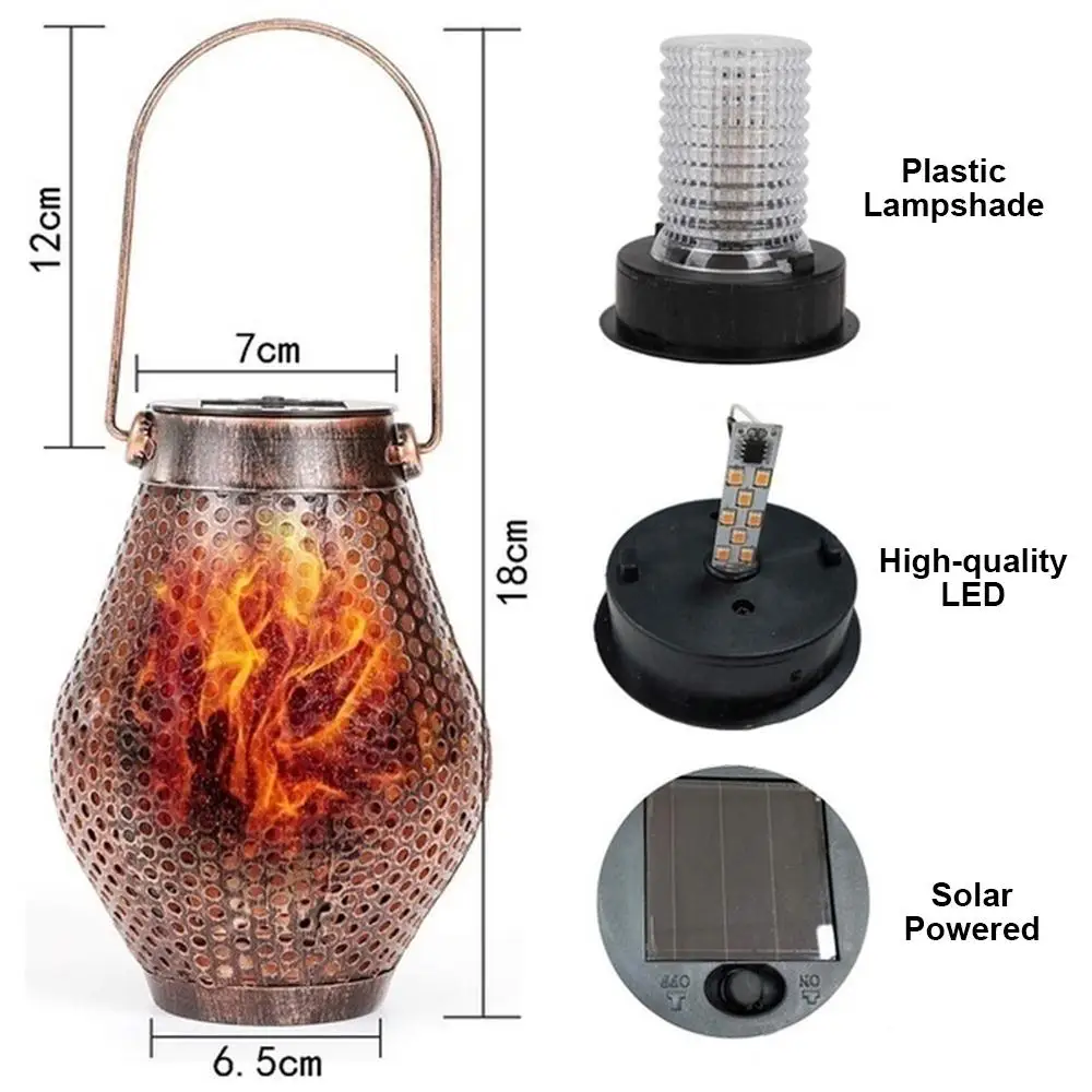 Solar Lights Decorative Lights Fashion Waterproof Led Simulation Flame Solar Path Lights Garden Dancing Lantern
Solar Lights Decorative Lights Fashion Waterproof Led Simulation Flame Solar Path Lights Garden Dancing Lantern