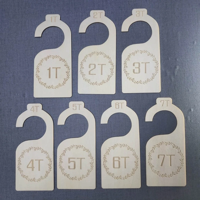 7 Pcs Baby Closet Size Divider Wooden Baby Closet Organizers from Newborn Infant to 24 Months for Home Nursery Baby Clothes A2UB
7 Pcs Baby Closet Size Divider Wooden Baby Closet Organizers from Newborn Infant to 24 Months for Home Nursery Baby Clothes A2UB