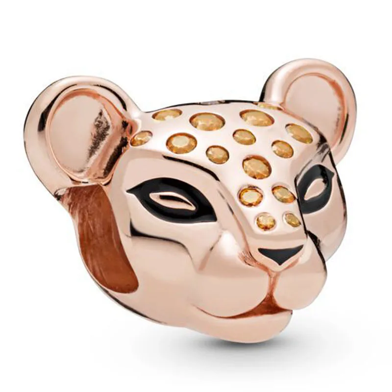 Original 925 Sterling Silver Charm Black Enamel Honey-coloured Stone Spots Rose Lioness Bead Fit Pandora Bracelet DIY Jewelry
Original 925 Sterling Silver Charm Black Enamel Honey-coloured Stone Spots Rose Lioness Bead Fit Pandora Bracelet DIY Jewelry
