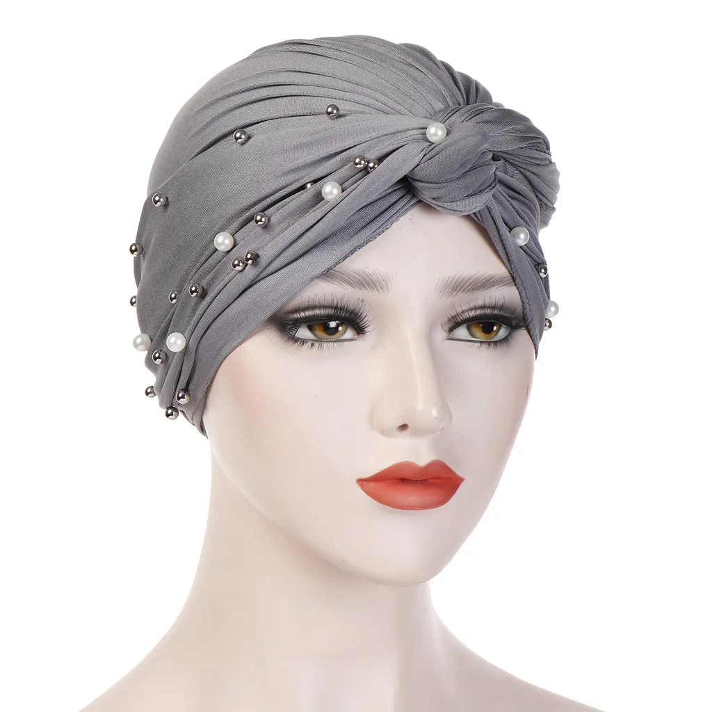 Women Muslim Milk Silk Solid Color Turban Folding Cross Knotted with Bead Hair Ribbon Scarf Elastic Head Wrap Headwear Bandanas
Women Muslim Milk Silk Solid Color Turban Folding Cross Knotted with Bead Hair Ribbon Scarf Elastic Head Wrap Headwear Bandanas