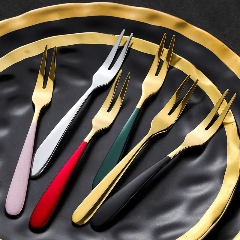 Creative Fruit Fork High-grade Household Dessert Fork Stainless Steel Tableware Cake Snack Mooncake Cutlery Kitchen Accessories
Creative Fruit Fork High-grade Household Dessert Fork Stainless Steel Tableware Cake Snack Mooncake Cutlery Kitchen Accessories