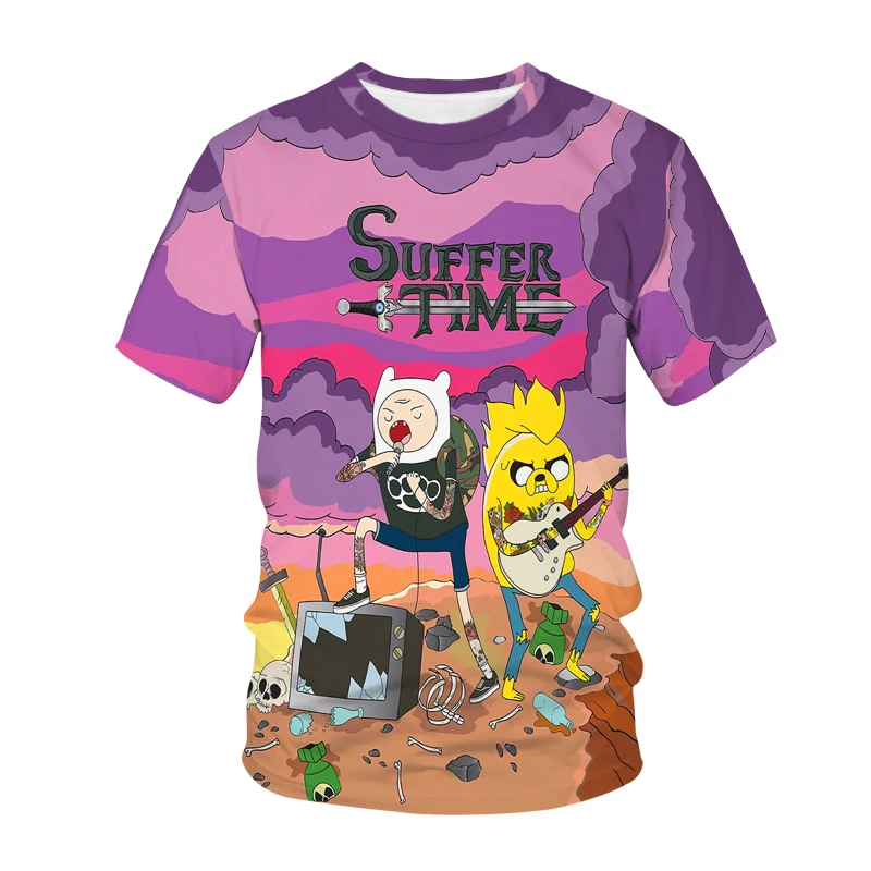 2021 New 3D Print Anime Adventure Time Kids t-shirt Boys and Girls personality Streetwear tshirt loose Tshirt Casual Tops
2021 New 3D Print Anime Adventure Time Kids t-shirt Boys and Girls personality Streetwear tshirt loose Tshirt Casual Tops