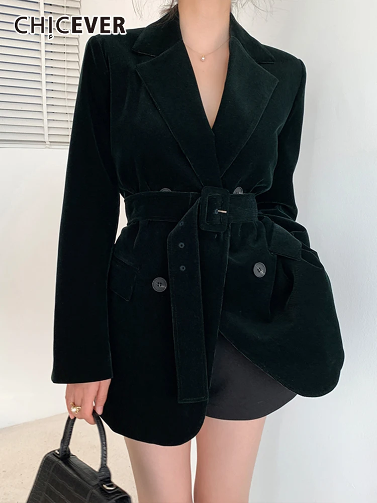 CHICEVER Temperament Solid Loose Women's Autumn Coat Notched Long Sleeve Double Breasted Casual Female Blazer 2021 Fashion New
CHICEVER Temperament Solid Loose Women's Autumn Coat Notched Long Sleeve Double Breasted Casual Female Blazer 2021 Fashion New