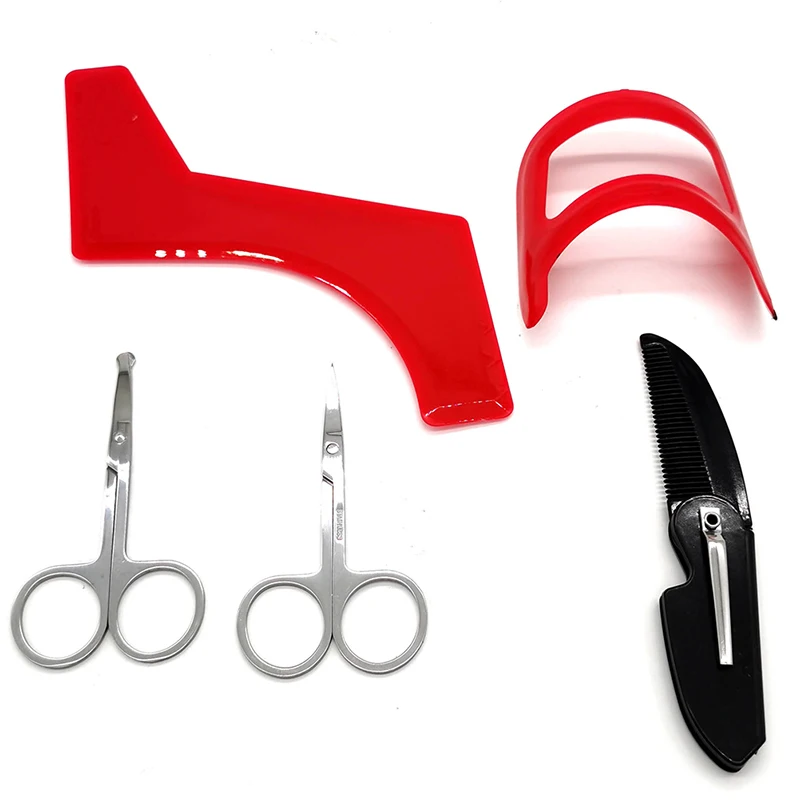 5Pc Beard Haircut Kit Hairline Neck Shaving Template Shaping Cutting Barber Tool
5Pc Beard Haircut Kit Hairline Neck Shaving Template Shaping Cutting Barber Tool