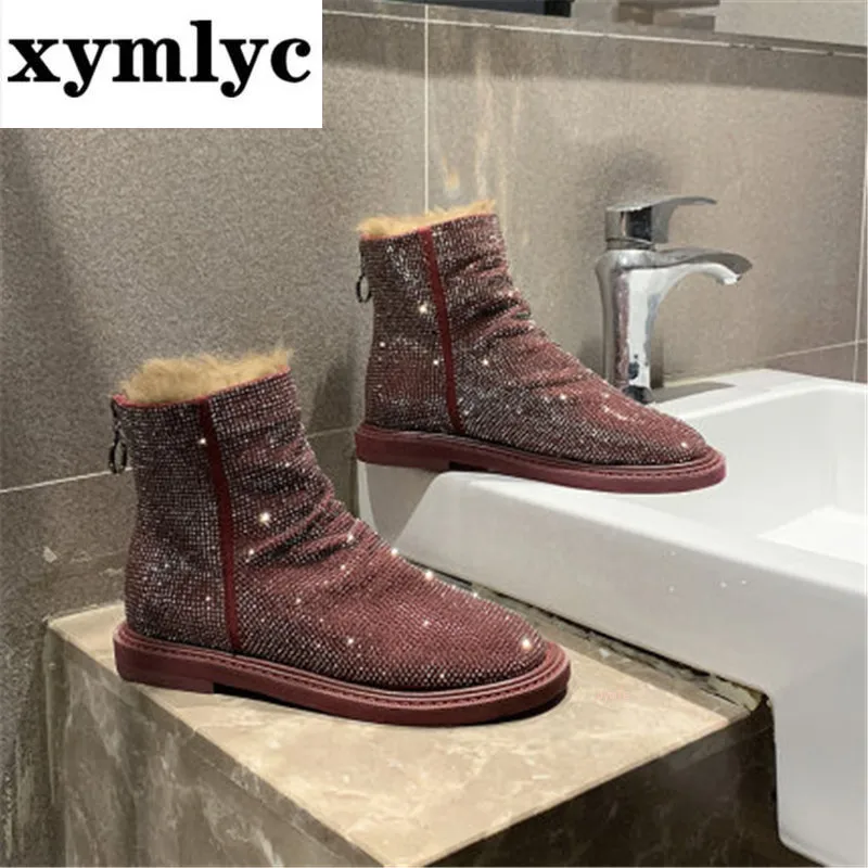 New Punk Gothic Style Lace up Platform Ankle Boots Bling Rhinestone Women Booties Campus Sweet Student Shoes mujer zapatos
New Punk Gothic Style Lace up Platform Ankle Boots Bling Rhinestone Women Booties Campus Sweet Student Shoes mujer zapatos