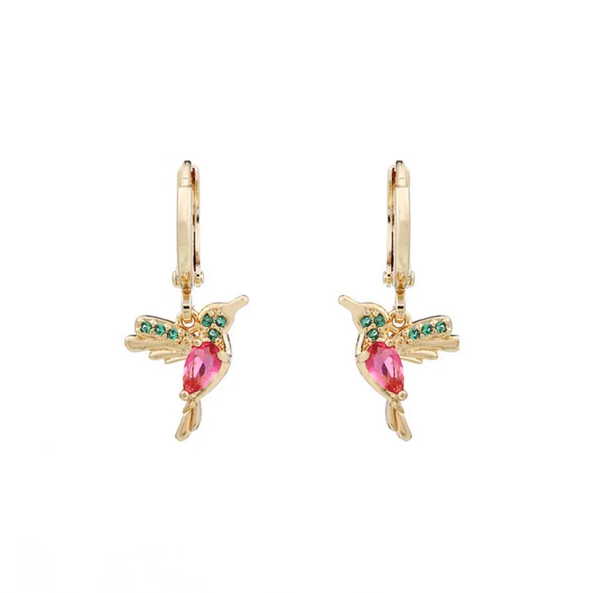 Flying Hummingbird Bird Earrings for Women Fashion White Gold Color Hanging Drop Hoop Earrings Engagement Wedding Jewelry Gifts
Flying Hummingbird Bird Earrings for Women Fashion White Gold Color Hanging Drop Hoop Earrings Engagement Wedding Jewelry Gifts
