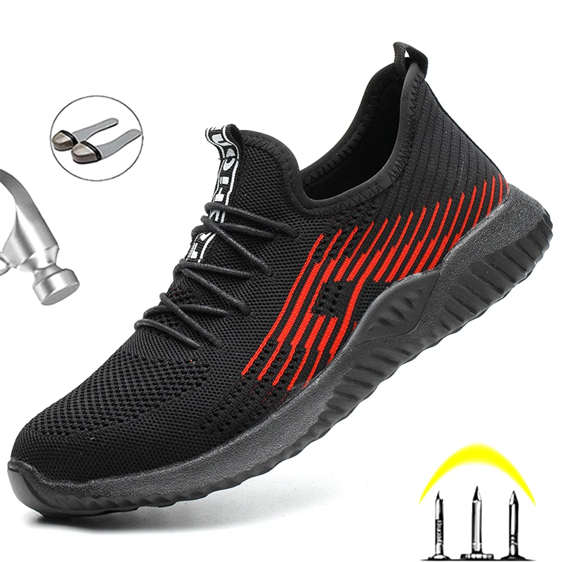 Lightweight Safety Shoes Men Work Boots Safety Steel Toe Shoes Men Work Sneakers Puncture-Proof Work Shoes Men Boots Security
Lightweight Safety Shoes Men Work Boots Safety Steel Toe Shoes Men Work Sneakers Puncture-Proof Work Shoes Men Boots Security