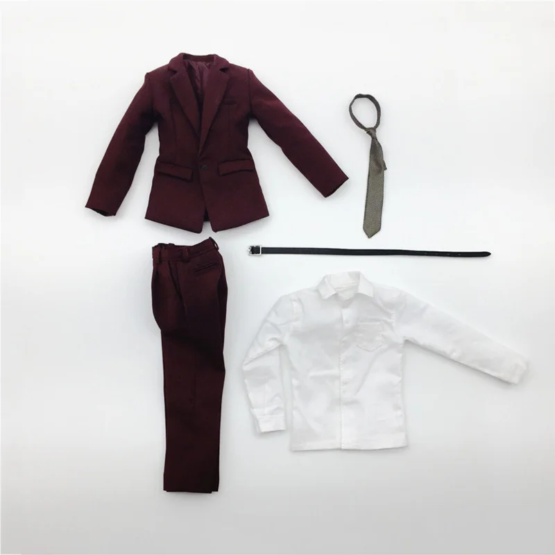 1/6 Male Western Suit Clothes Set Coat Pants with Belt Shirt for12inches Action Figures
1/6 Male Western Suit Clothes Set Coat Pants with Belt Shirt for12inches Action Figures