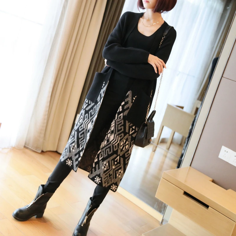 M-XXL Oversized Thick Warm Knitted Sweater Coat for Ladies Loose Open Stitch Print Harajuku Soft Autumn Winter Cotton Coat Women
M-XXL Oversized Thick Warm Knitted Sweater Coat for Ladies Loose Open Stitch Print Harajuku Soft Autumn Winter Cotton Coat Women