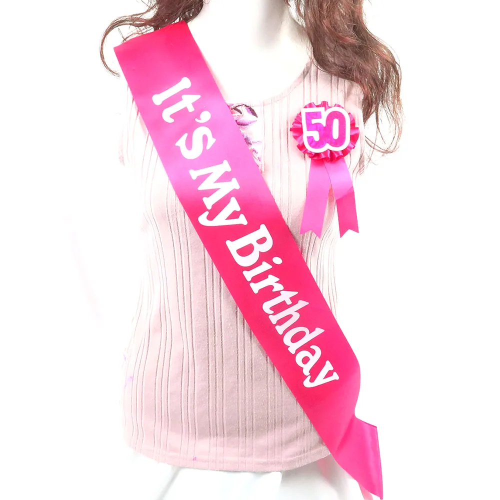 White pink sweet l Its my birthday set pink sash Sparkle shining brooch princess 18 20 21 30 40 50 birthday anivessory favors
White pink sweet l Its my birthday set pink sash Sparkle shining brooch princess 18 20 21 30 40 50 birthday anivessory favors