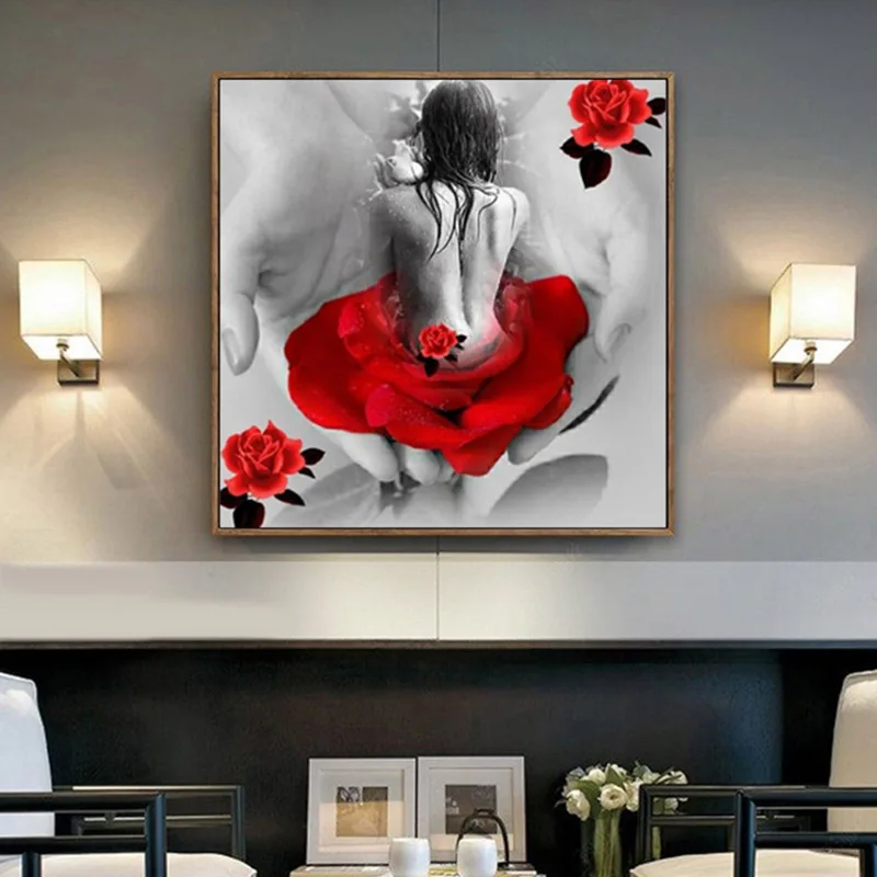 Набор для вышивки крестиком из смолы, алмазная 5D картина «сделай сам», 30 х30 см, с рисунком девушки, цветка, женщины 
Набор для вышивки крестиком из смолы, алмазная 5D картина «сделай сам», 30 х30 см, с рисунком девушки, цветка, женщины