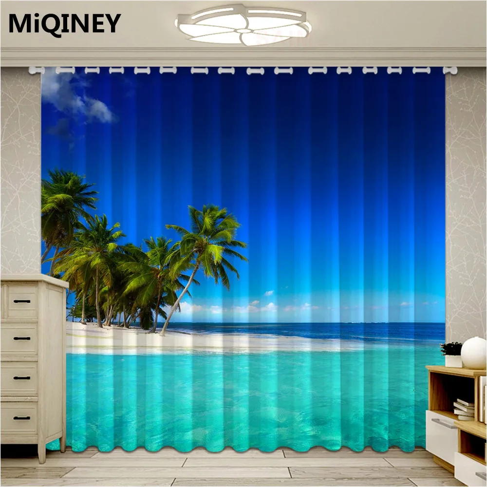 New Sea Beach Curtain Green Tropical Plants Children Living Bedroom Curtains Modern Scenery Curtain Kitchen Ultra Micro Shading
New Sea Beach Curtain Green Tropical Plants Children Living Bedroom Curtains Modern Scenery Curtain Kitchen Ultra Micro Shading