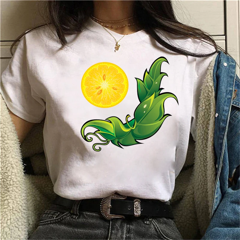 Fashion Cute Funny T Shirts Women New 2021 Clothing Lemon Printed T-shirt Ladies Summer Casual Short Sleeve Women's Shirts
Fashion Cute Funny T Shirts Women New 2021 Clothing Lemon Printed T-shirt Ladies Summer Casual Short Sleeve Women's Shirts