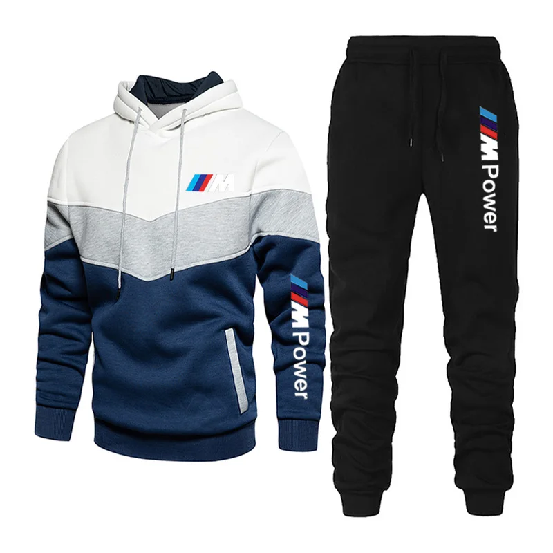 Men's Patchwork Sweatshirt set Hoodies Clothing Casual Loose Streetwear Male Fashion Autumn Winter Outwear + Pants 2 Piece Sets
Men's Patchwork Sweatshirt set Hoodies Clothing Casual Loose Streetwear Male Fashion Autumn Winter Outwear + Pants 2 Piece Sets