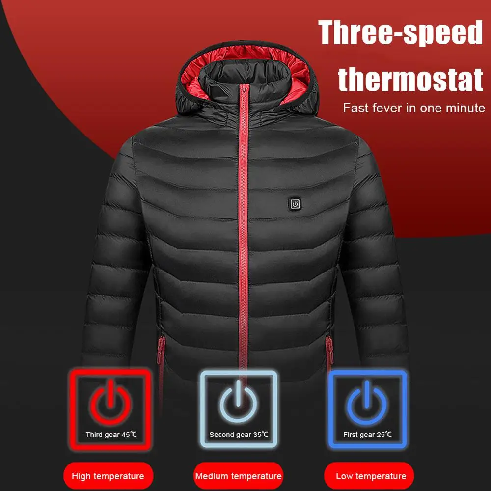Winter Heating Jacket for Women USB Charging Heated Cold-Proof Jacket Clothes Charging Heating Outdoor Warm Jacket
Winter Heating Jacket for Women USB Charging Heated Cold-Proof Jacket Clothes Charging Heating Outdoor Warm Jacket