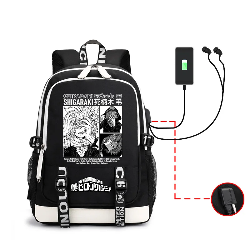 MHA Backpack Cosplay Shoto Todoroki My Hero Academia Anime Bags Shcoolbag USB Large Capacity Shoulderbag For Teenagers 2021 New
MHA Backpack Cosplay Shoto Todoroki My Hero Academia Anime Bags Shcoolbag USB Large Capacity Shoulderbag For Teenagers 2021 New